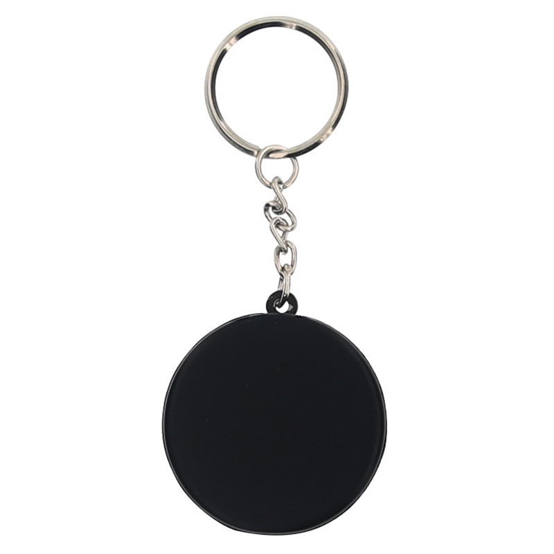 Hockey Puck Keychain